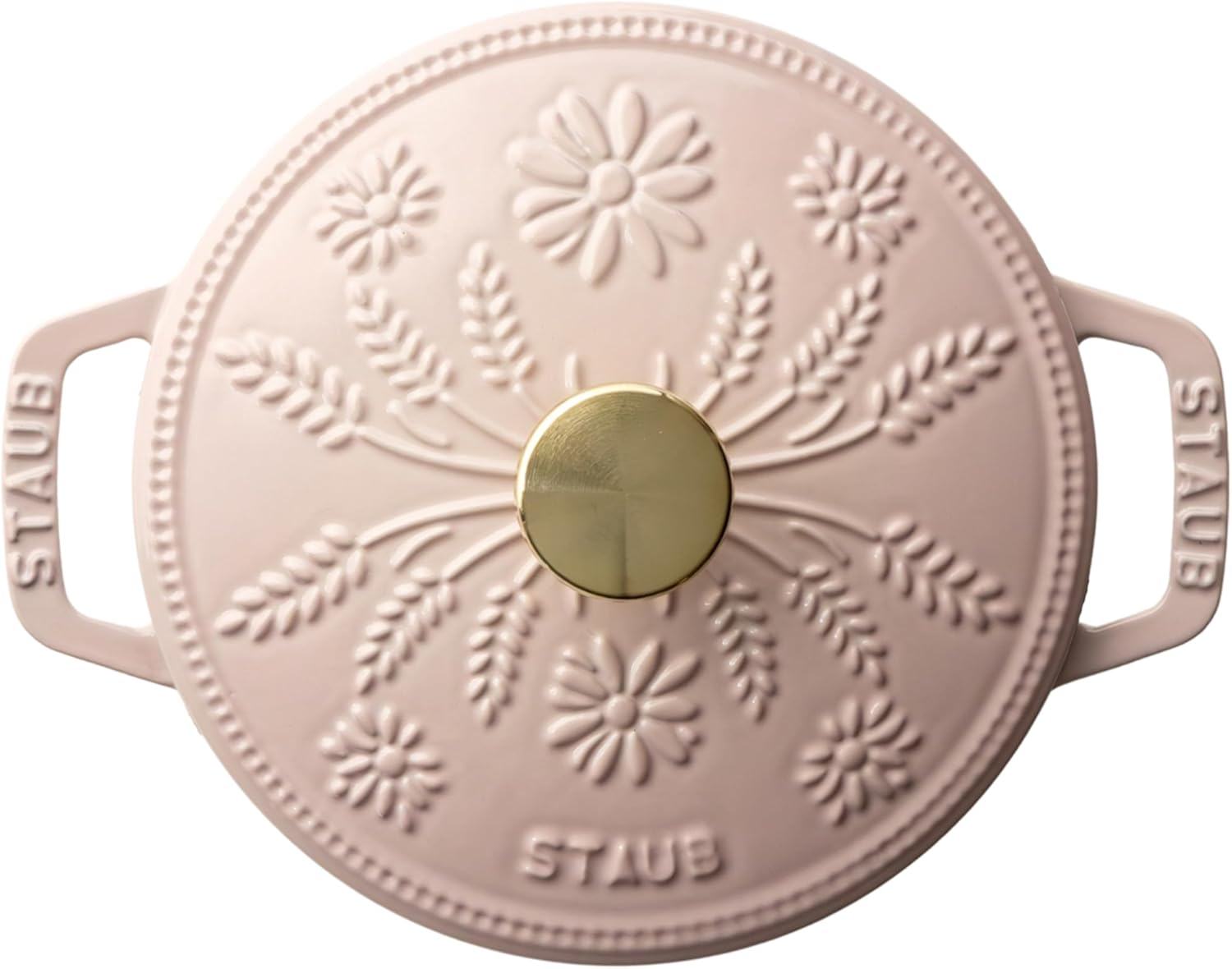 Staub Wa-Nabe Margaret Sorbet Rose Z1034-486 "Wanabe S Margaret Sorbet Rose 6.3 Inches (16 Cm) Two-Handed Cast Enameled Pot, Cooking Rice, Induction Compatible image number 1