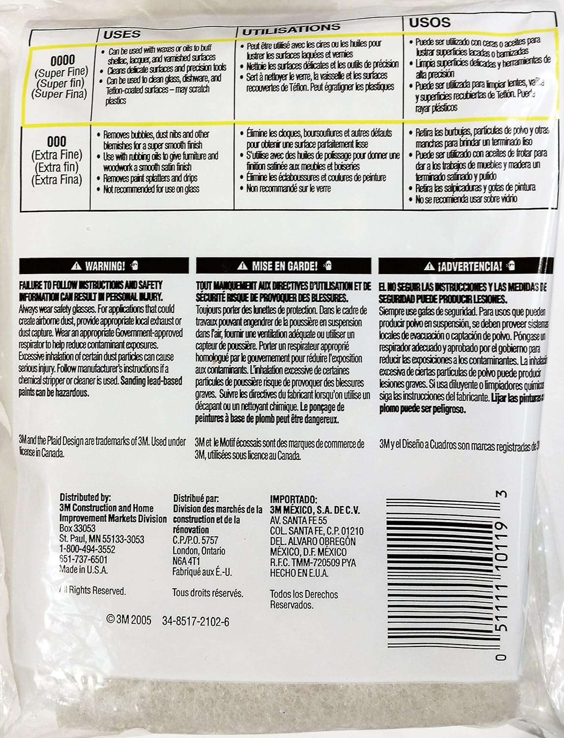 3M 10119NA Synthetic Steel Wool image number 1