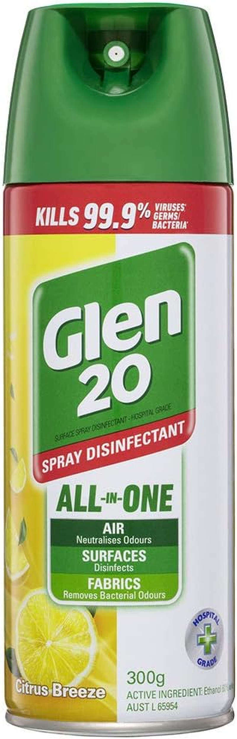 9PK Glen 20 Disinfectant Spray 300G Kills 99.9% of Germs Citrus Breeze image number 3