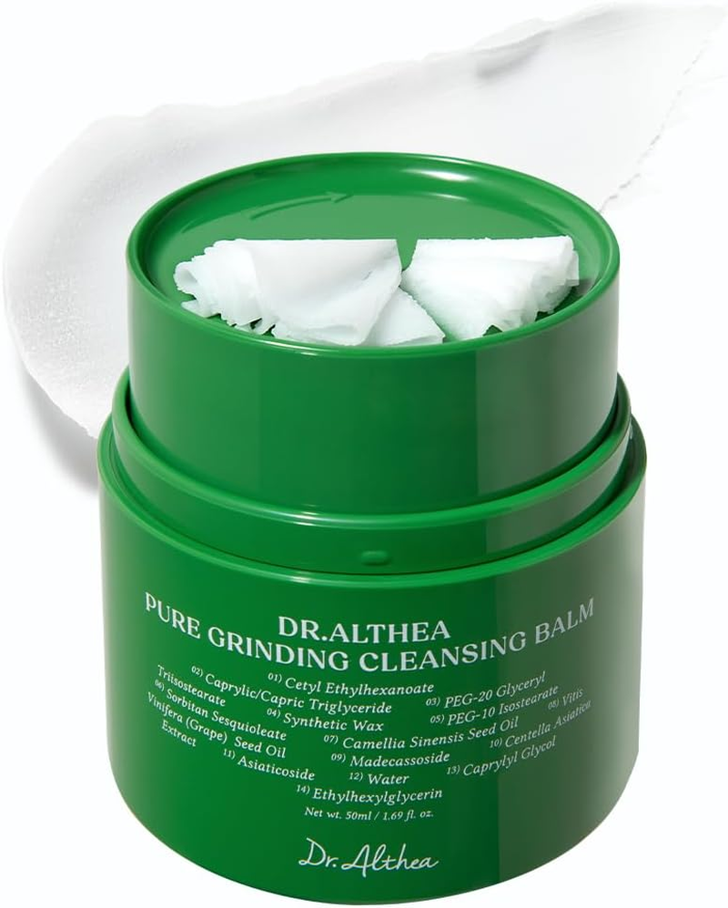 Dr.Althea Pure Grinding Cleansing Balm -Hygienic Grinding Balm, Vegan Formula, Sensitive Skin Safe, 14 Essential Ingredients, Strong Cleansing Effect, Lightwight, Sherbet Texture image number 2