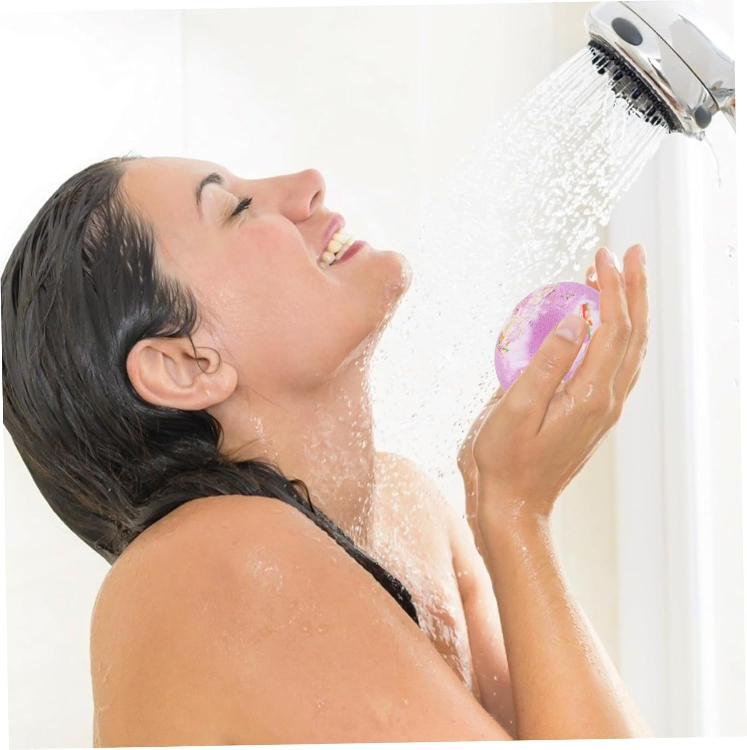 IWOWHERO Adorable Cake Shape Bath Salt Balls Boys and Girls Adults Bubble for Spa Relaxation Random Color image number 1