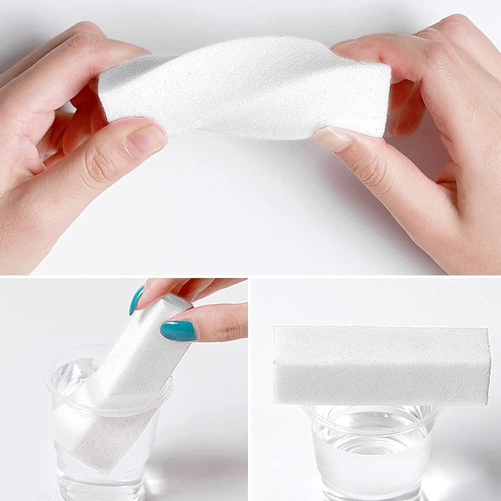 Blingkingdom 10Pcs White Nail Buffer Blocks 4 Way Professional Nail Files and Buffer Nail Sanding Tools for Gel Natural Acrylic Nails image number 4