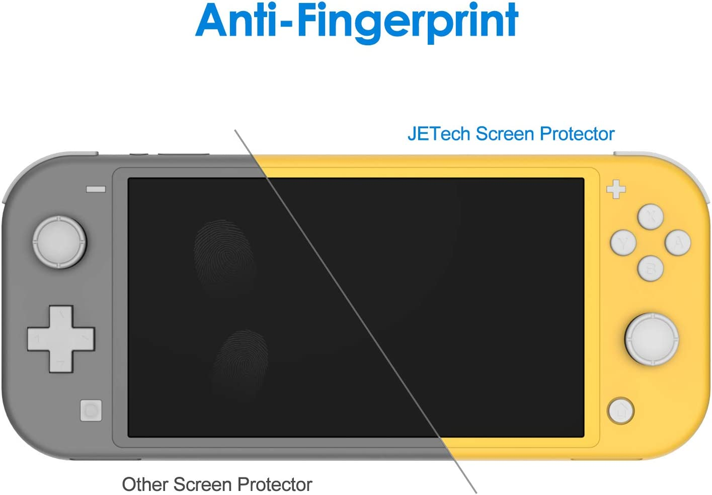 Jetech Screen Protector for Nintendo Switch Lite 2019, Tempered Glass Film, HD Clear, 3-Pack image number 3