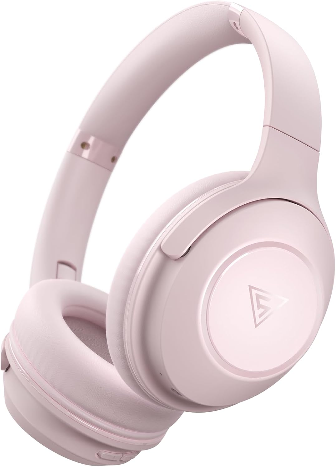 DOQAUS Bluetooth Headphones over Ear, 70 Hours Playtime, Wireless Bluetooth Headphones with 3 EQ Modes, Hifi Stereo Foldable Bluetooth 5.3 Wireless Headphones for Travel, Office, Mobile Phone, PC Pink