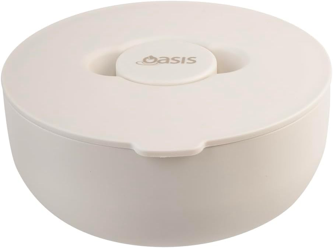 Oasis Stainless Steel Double Wall Insulated Fresh'N'Go Lunch Bowl 950Ml - Alabaster image number 4