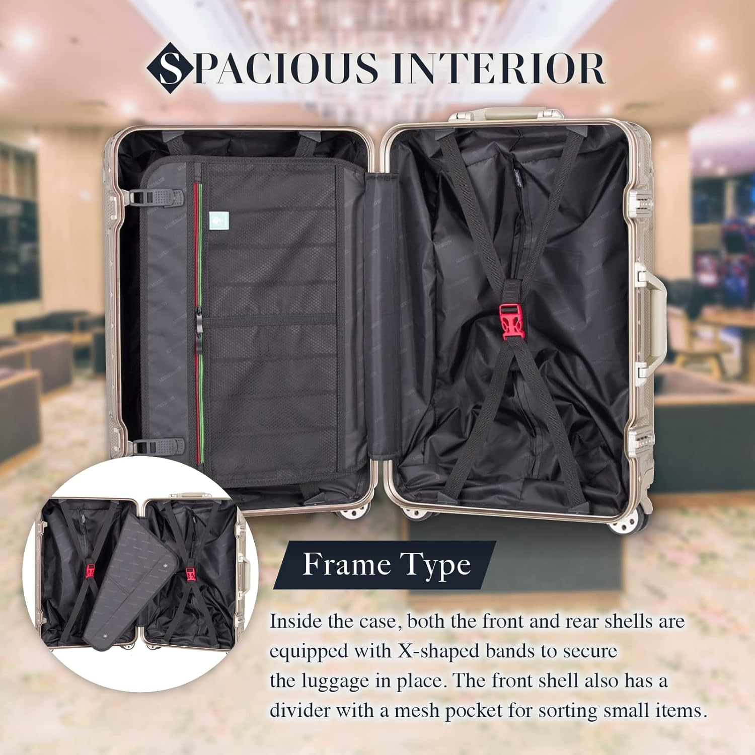 LEGEND WALKER Luggage 5509, IRIS PURPLE, 53Cm/21Inch image number 2