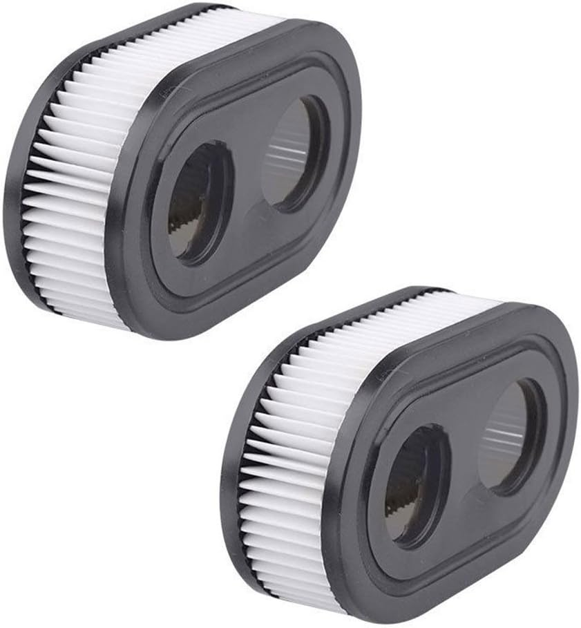 2 Pcs Mower Air Filter, Air Filter Cleaner Cartridge Replacement for Briggs & Stratton 798452 593260, Garden Lawn Air Cleaner Tool image number 2