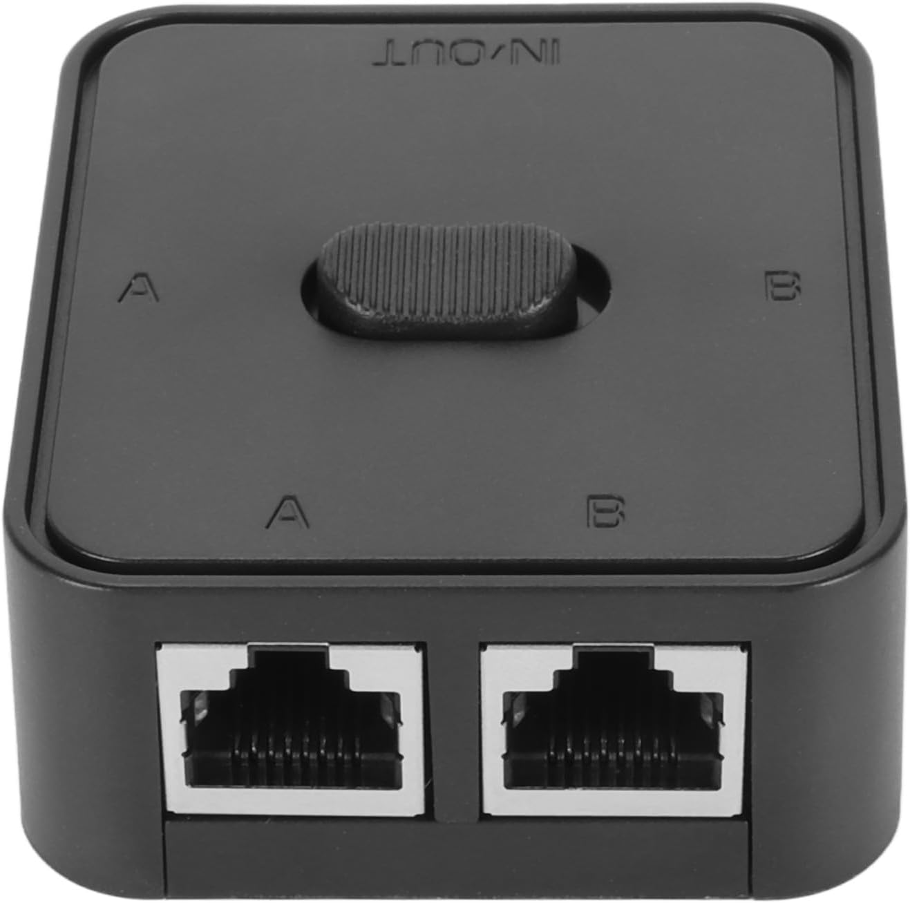 Zerodis Red Switch 2 Gigabit Ports Network Switch Almost the Gear Speed RJ45 Divicer for Cat 6 Black image number 2