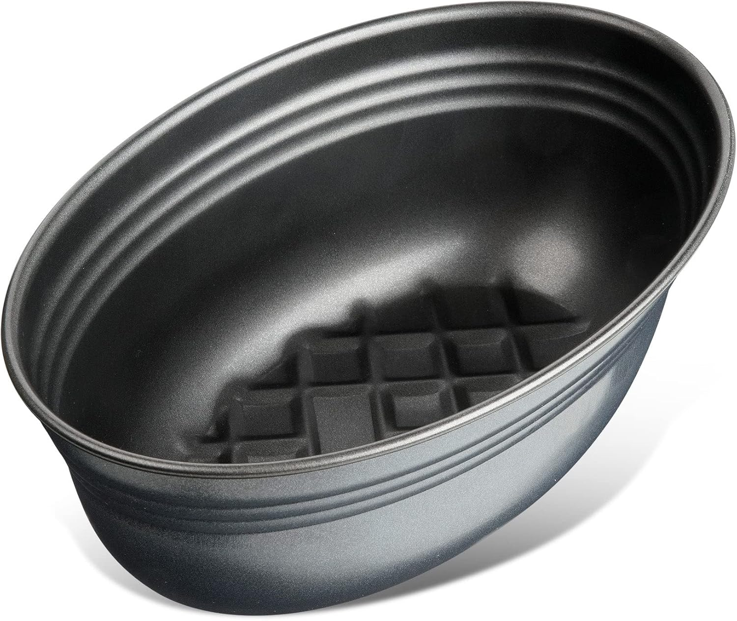 Zenker Z6520 Pure Oval Non-Stick Loaf Pan, 10.5-Inch, Black image number 5
