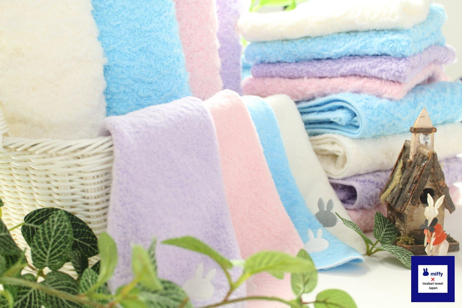 Imabari Towel, Bath Towel, Cool Miffy Mokomomoko Ivory image number 6