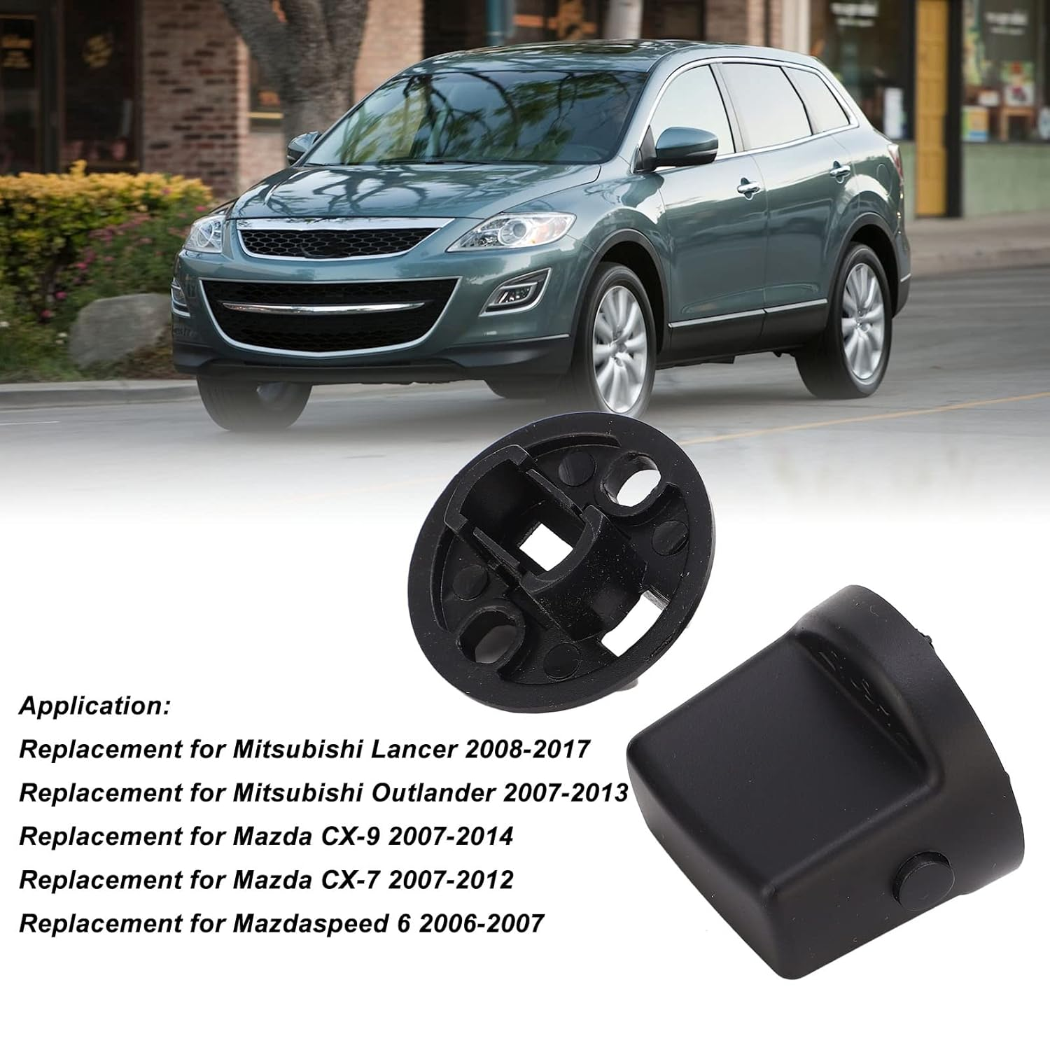 Keyless Ignition Start Switch Knob Replacement for Mitsubishi Lancer 2008‑2017, for Outlander 2007‑2013, for Mazda CX‑9 2007‑2014 CX-7 2007-2012, for Mazdaspeed 6 2006-2007 image number 3