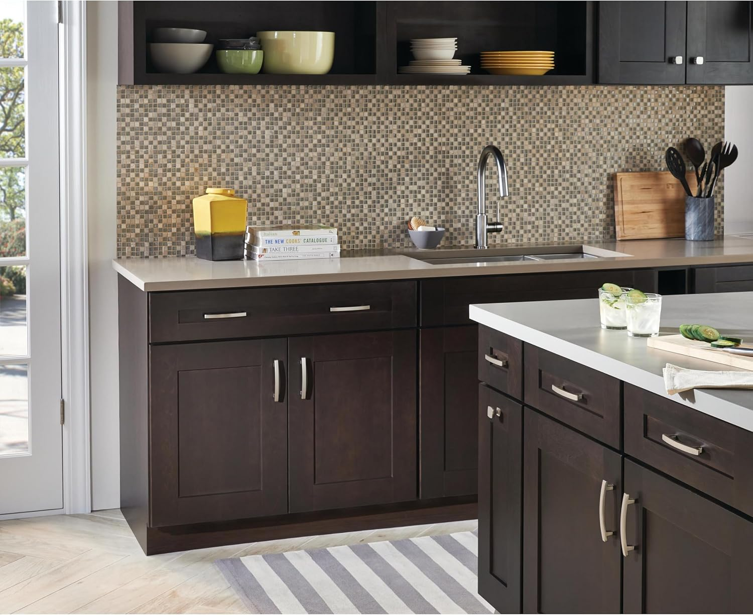 Franklin Brass P29542K-SN-B Satin Nickel 1-1/8-Inch Webber Kitchen Cabinet Hardware Knob, 10 Pack