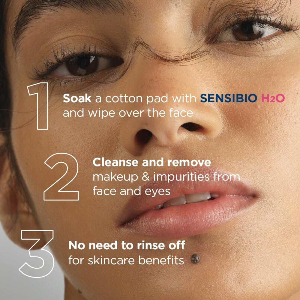 BIODERMA Sensibio H2O Micellar Water - Soothing Make up Remover Face Cleanser for Sensitive Skin, 250Ml image number 3