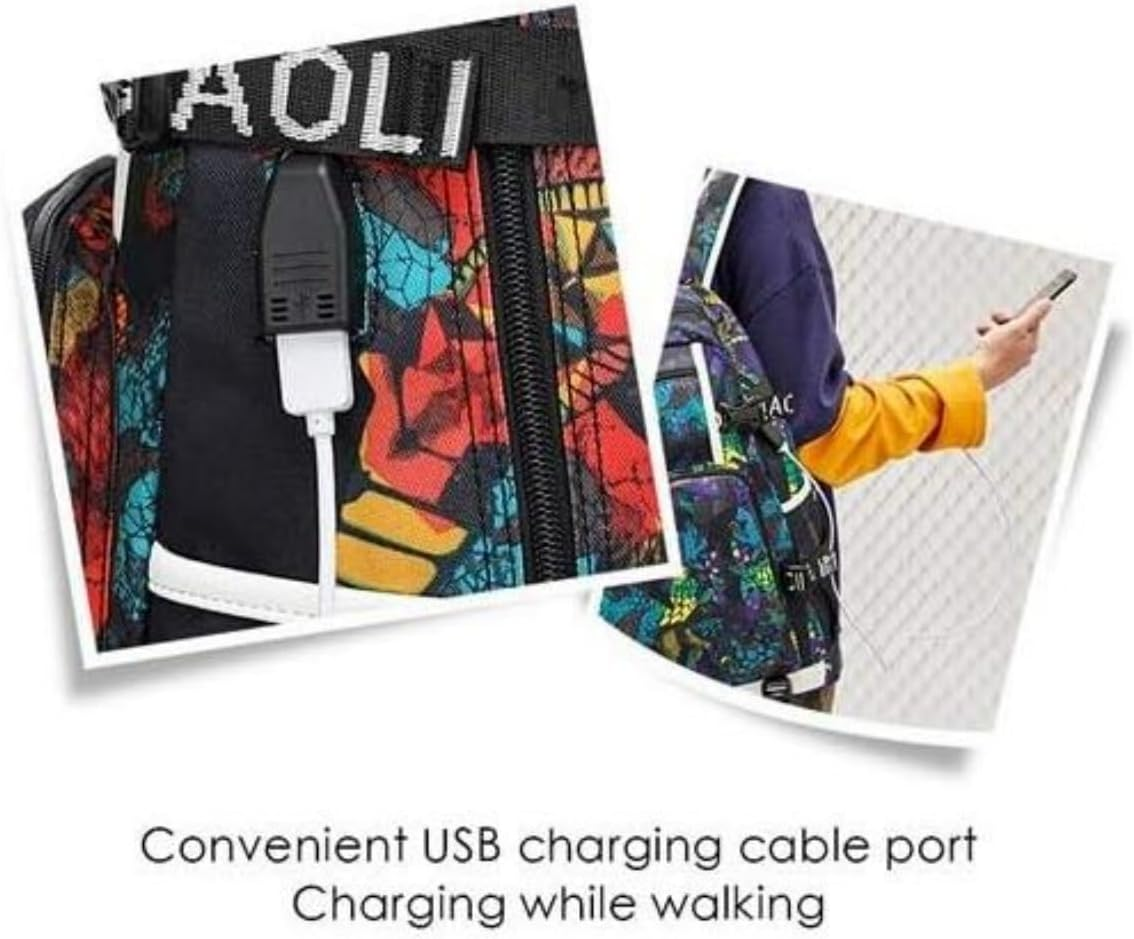 TTSM Character Backpack Onepiece Animated Pirate Skull Game Flag Oxford Cloth, Multi-Style, Soft and Comfortable, Large Capacity, Travel Bag, Daily Necessities. image number 3