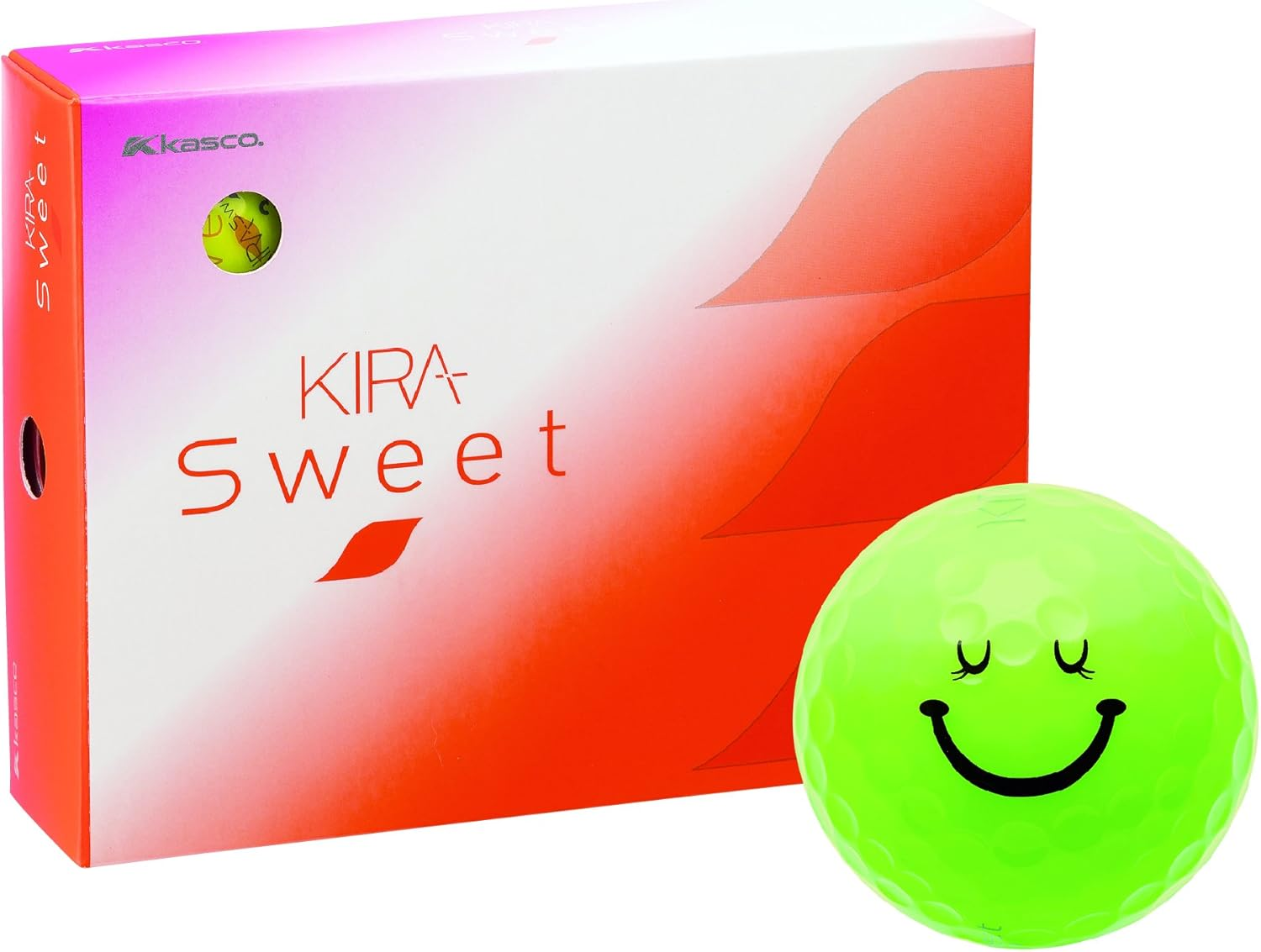 キャスコ(Kasco) ゴルフボール KIRA Sweet キャラ1ダース(12個入り) image number 1
