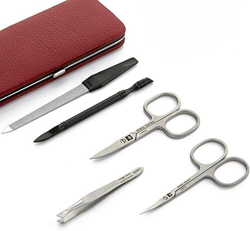 ZOHL Manicure Scissors Leather Set 5 Pcs Made in Germany image number 4