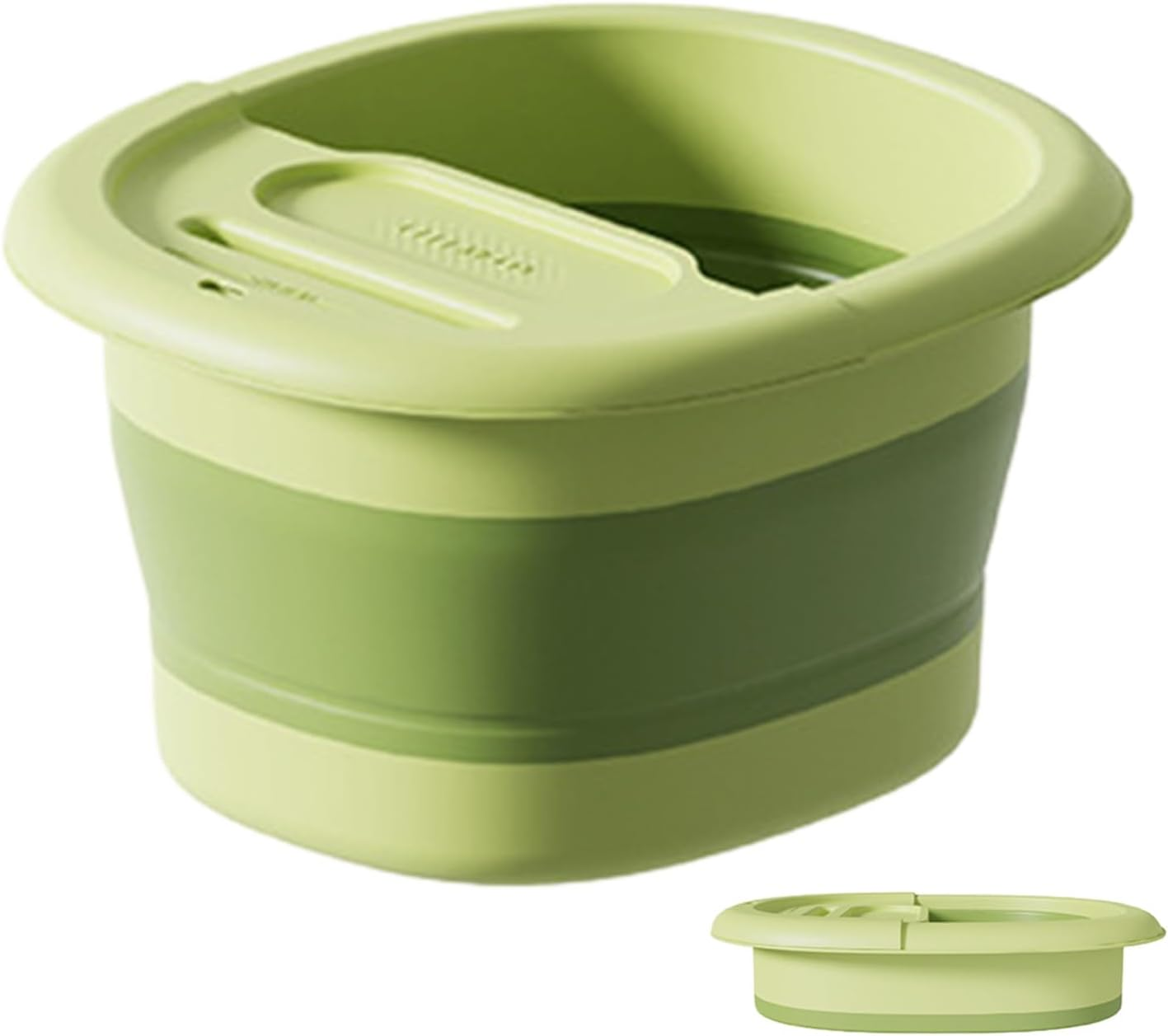 Foot Bucket,Foldable Foot Soak Tub | High Capacity Foot Bath Soak Tub for Footbath Sports Enthusiasts Beauty Enthusiasts Puchen - White image number 3