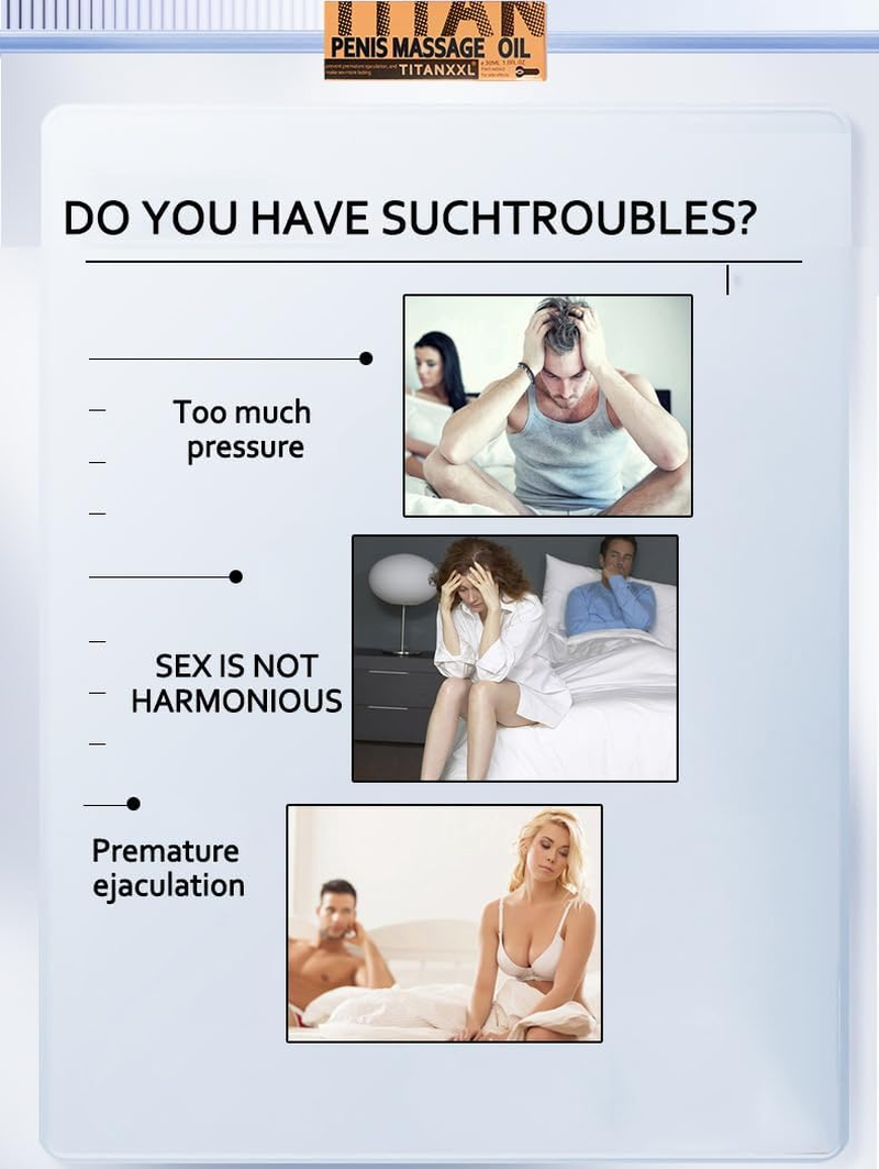 Men'S Erotic Massage Essential Oil for Sex, Sexual Enhancement Erection Cream, Penisgrowth Longer, Penis Energy Essence Oiyl, Care Delay Performance Boost Strength，Massage Oil image number 1