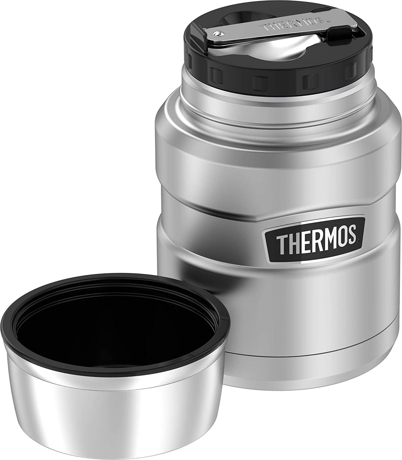 Thermos Stainless King Vacuum Insulated Food Jar, 470Ml, Stainless Steel, SK3000ST4AUS image number 2