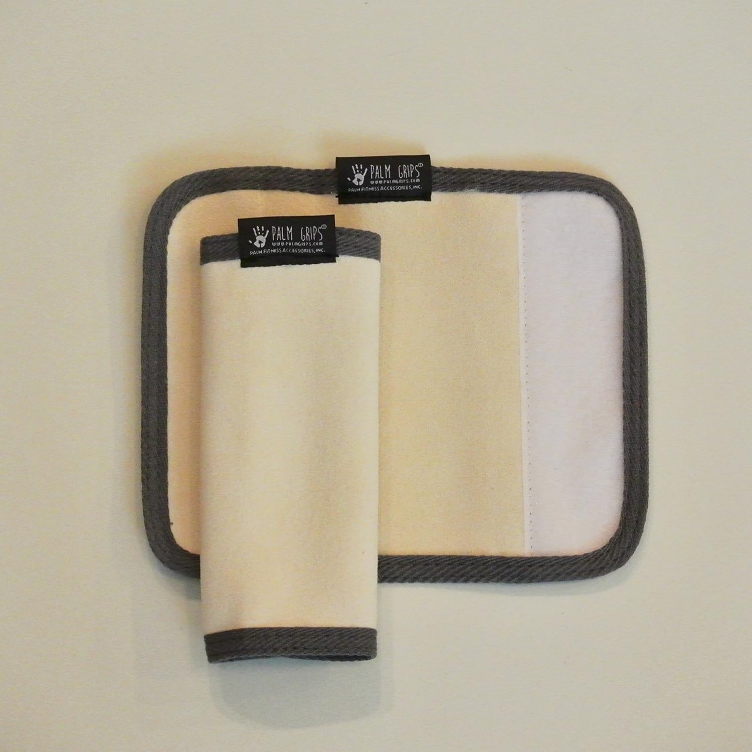 Sweat Grips for the Use on Gym Equipment. Comfortable, Soft Microfiber or Chamois Grips with a Silicone Backing for Slip Resistance and Velcro Closure. Machine Washable. - Pink image number 2