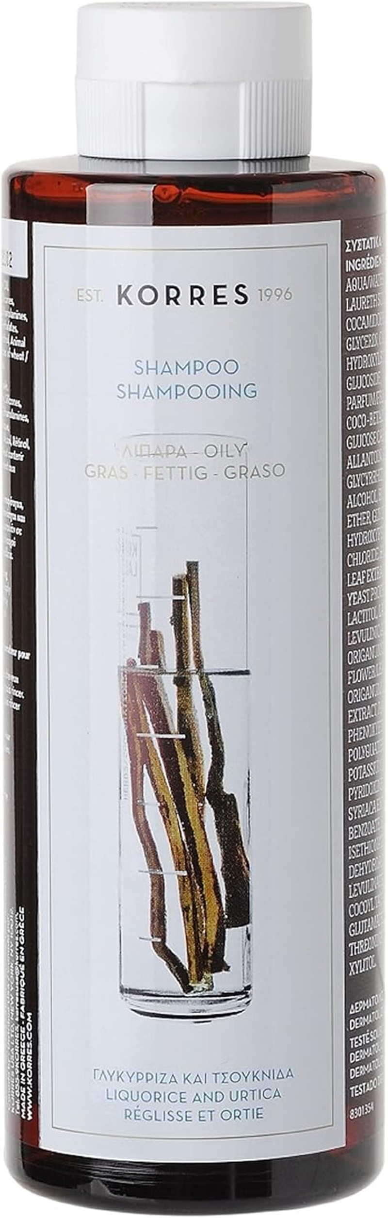 KORRES Shampoo Liquorice and Urtica for Oily Hair 250 Ml