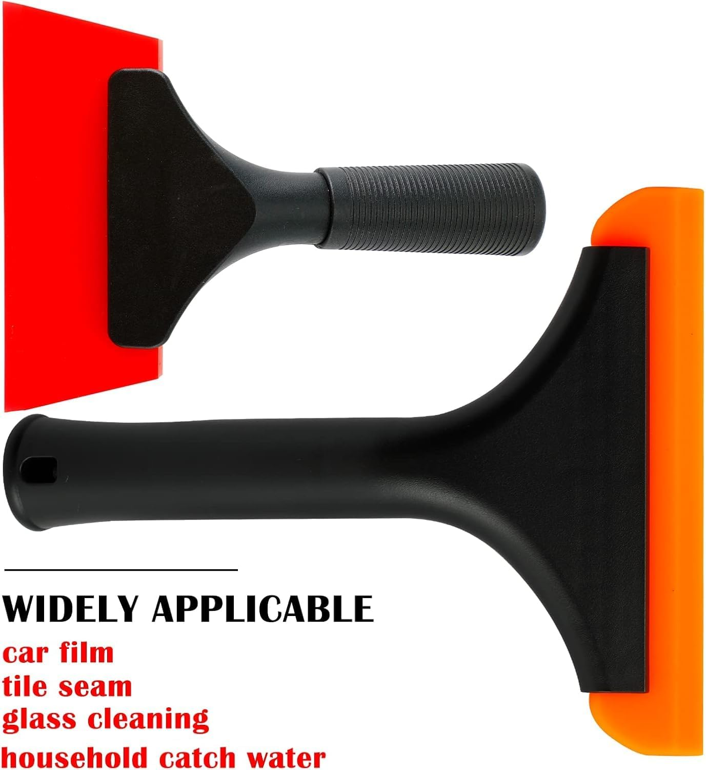 2PCS Super Flexible ABS Squeegee,Auto Car Water Blade Shower Squeegee Cleaning Tool Accessories for Car Windshield (Style1, One Size) image number 5