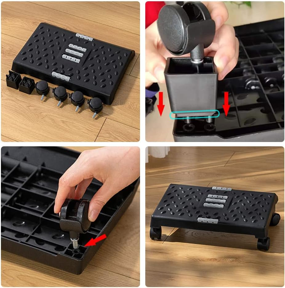 Foot Rest for under Desk (Black-C) image number 2