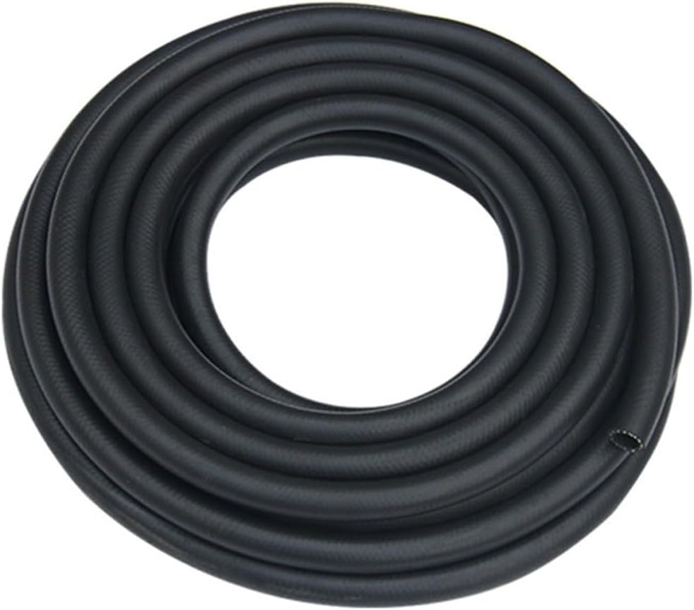 AIMALL 2M Low Pressure Fuel Rubber Hose with 10Mm/12Mm ID, Oil-Resistant Gasoline Engine Tubing Pipe for Automotive Radiator Diesel Petrol Line Flexible Braid-Reinforced image number 5