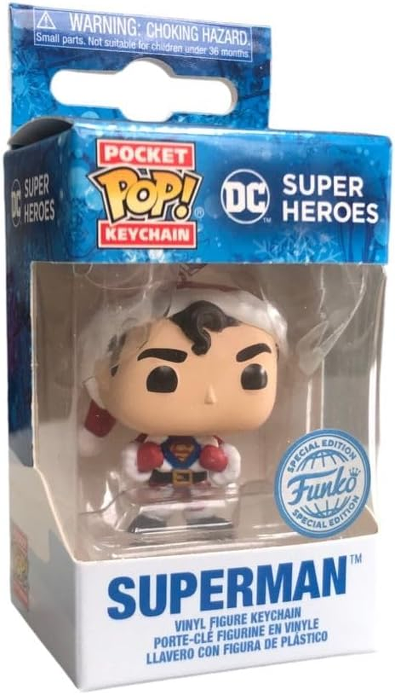 Funko DC Comics Holiday US Exclusive Pop Keychain Figure image number 3