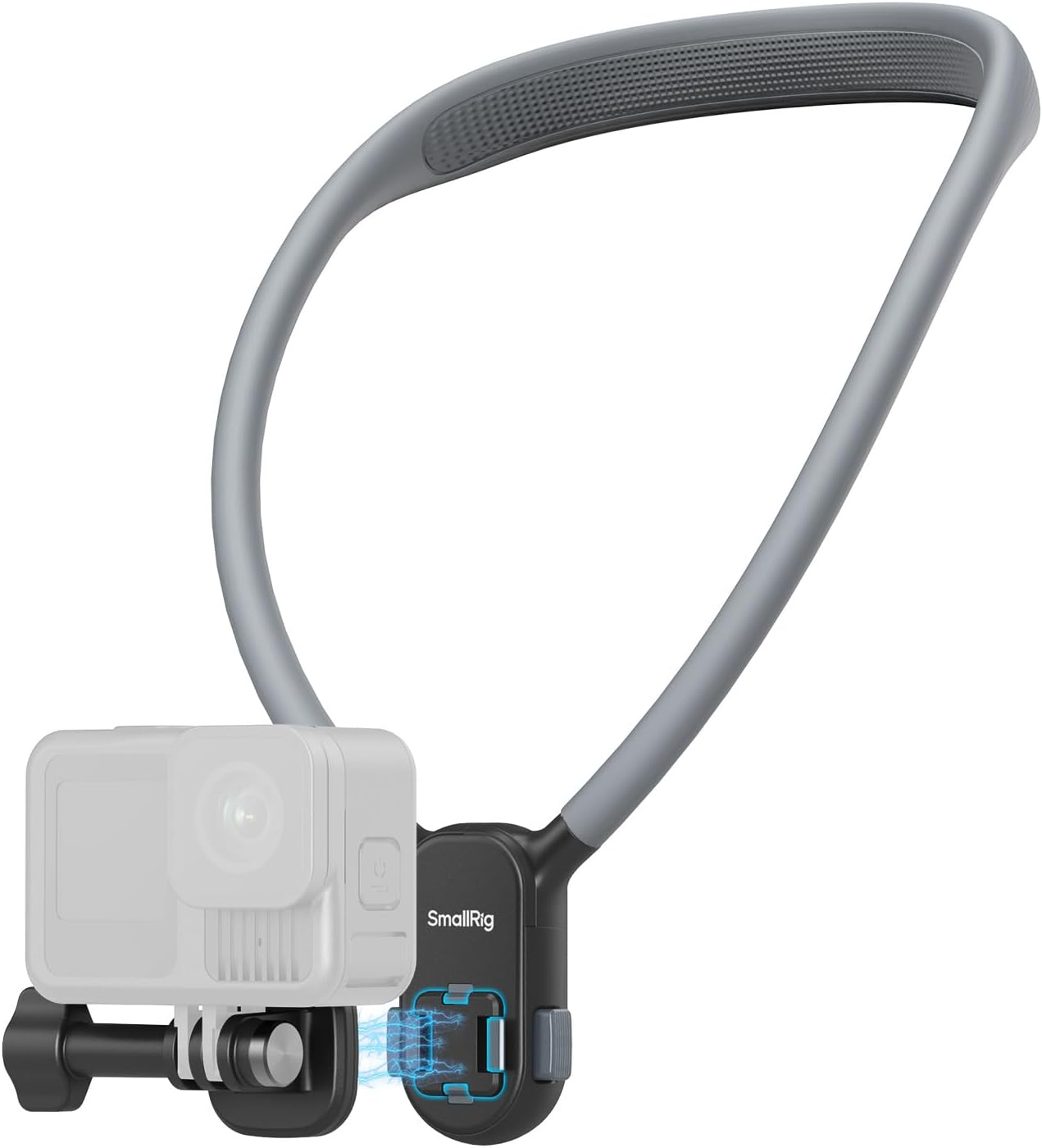 Smallrig Magnetic Neck Mount for Action Camera, Quick Release One-Click Button & Ergonomic Design, for Gopro Hero 12/11/10/9, for DJI Action 4/5, for Insta360 Ace Pro 2, 5126 image number 1