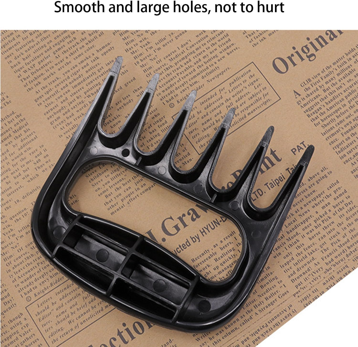 Meat Claws 2 Pcs, Chicken Shredder Tool, Meat Shredder Tool, BBQ Claws for Shredding Meat（Black） image number 6