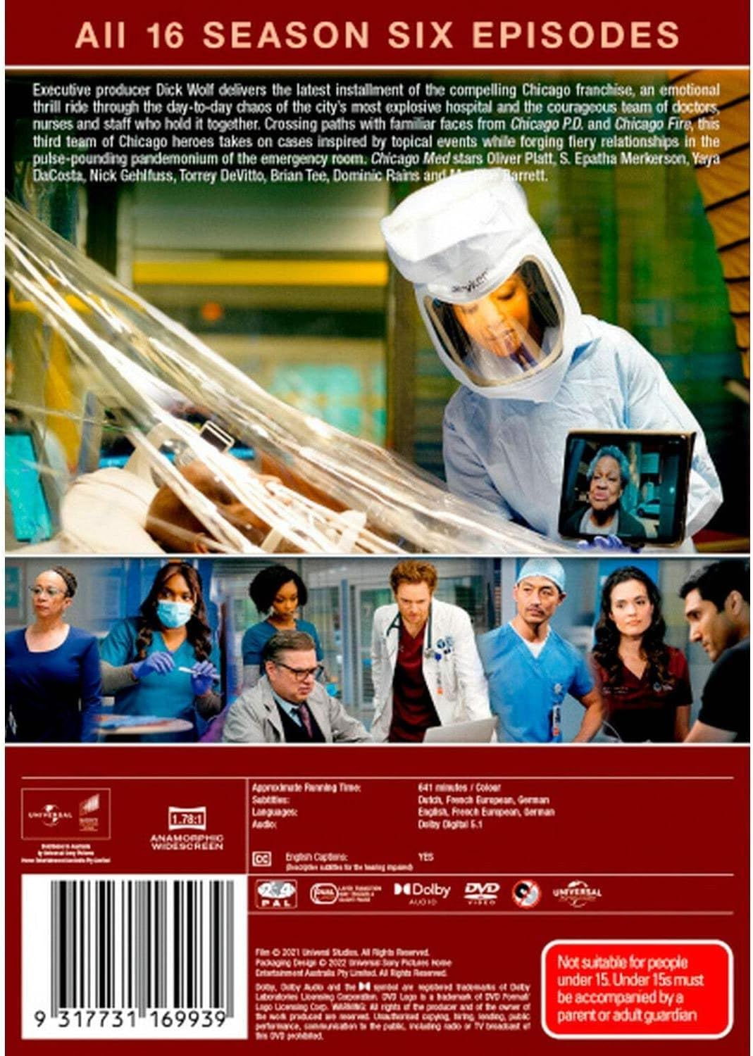 Chicago Med: Season 6 - 4 Disc - (DVD)