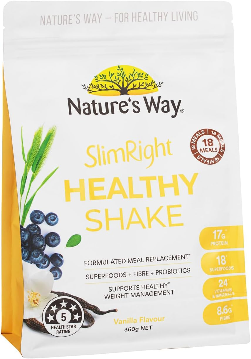 Nature'S Way Slim Right Healthy Vanilla Shake, 360 G image number 2