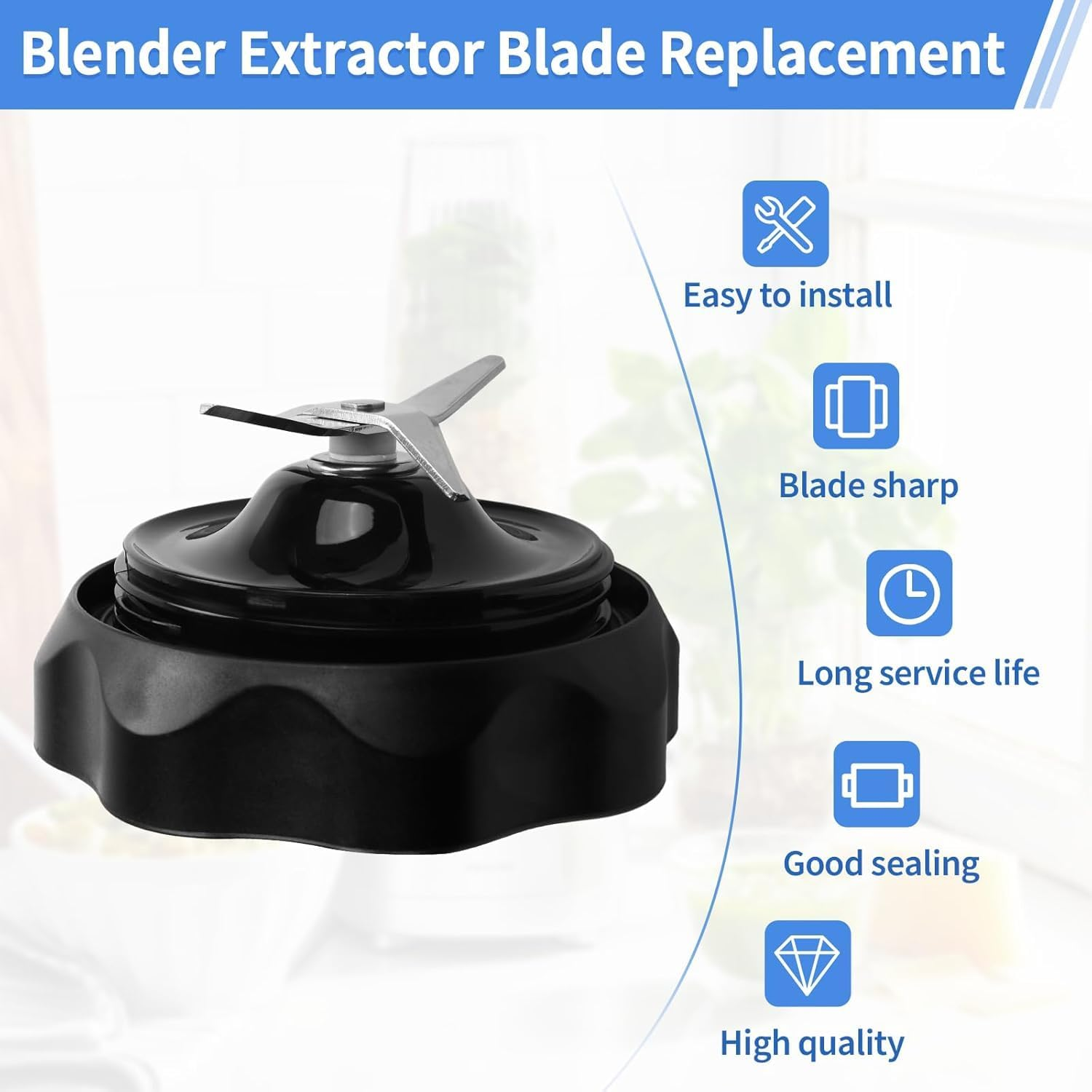 Vsgaalge Replacement Blender Combo Easy Twist Extractor Blade image number 6