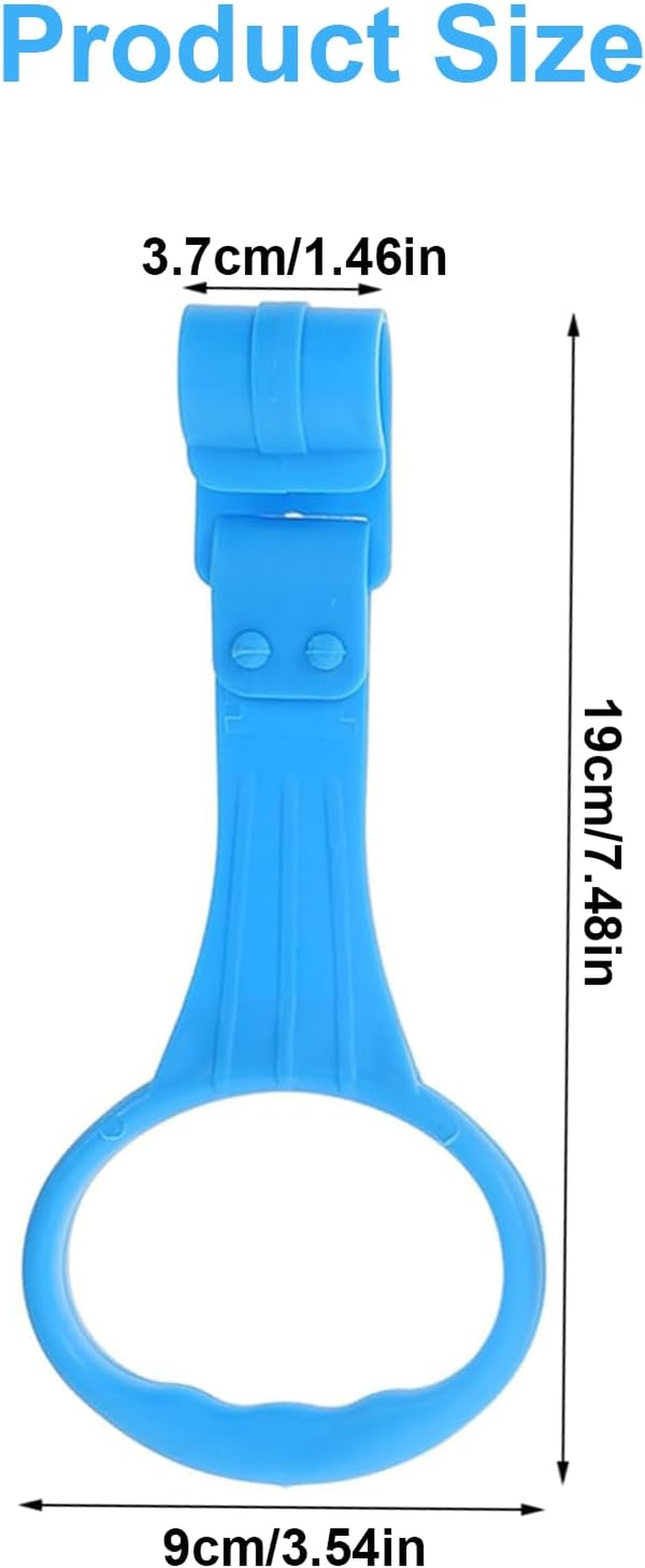 8 PCS Plastic Baby Crib Pull Rings - Kids Walking Exercises Assistant Stand up Rings for Infant Toddler Practice Tool - 4 Colors image number 5