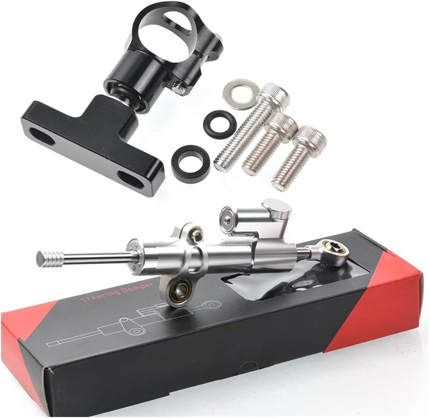 Fit for CFMOTO 800NK 2023 2024 Motorcycle Accessories Directional Damper Shock Absorber Stabilizer Steering Dampers Bracket(B12) - A1 image number 4