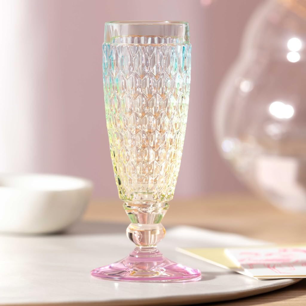 Villeroy & Boch - Boston Pearl Champagne Glass Pearlescent Colour, Dishwasher-Safe, Glass for Champagne or Sparkling Wine, Prosecco, Champagne Flute, Champagne & Crystal image number 2
