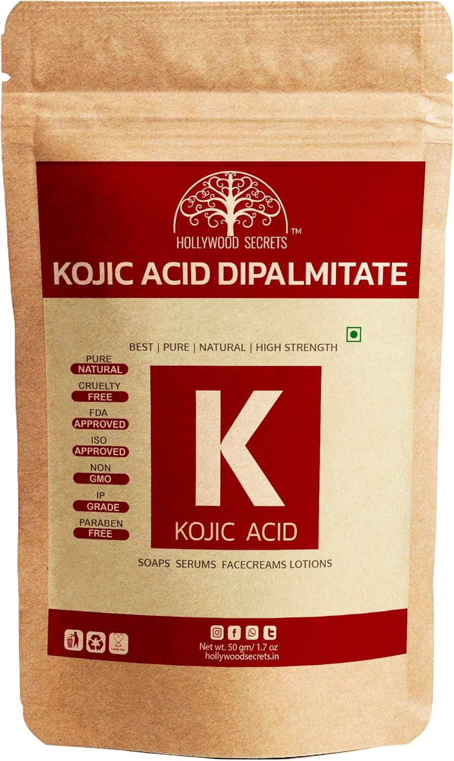 Hollywood Secrets Pure Kojic Acid Dipalmitate Skin Whitening Powder 50Gm image number 3