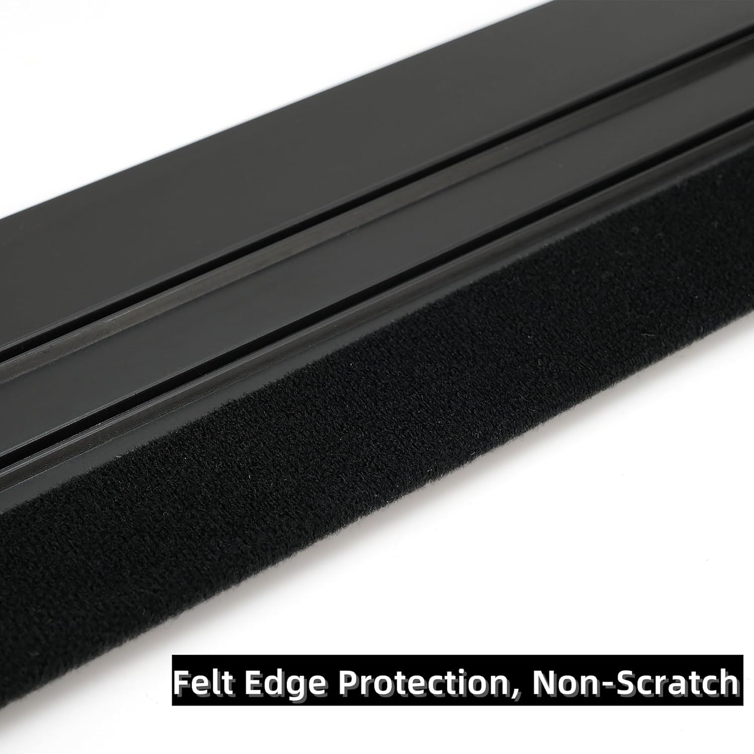 Umaki 2Piece Large Wallpaper Smoother Cutting Guide Tool, 3 X 8.3IN Vinyl Wrap Squeegee Decal Squeegee, Car Wrap Tool Vinyl Scraper Window Film Tint Squeegee, Black image number 1