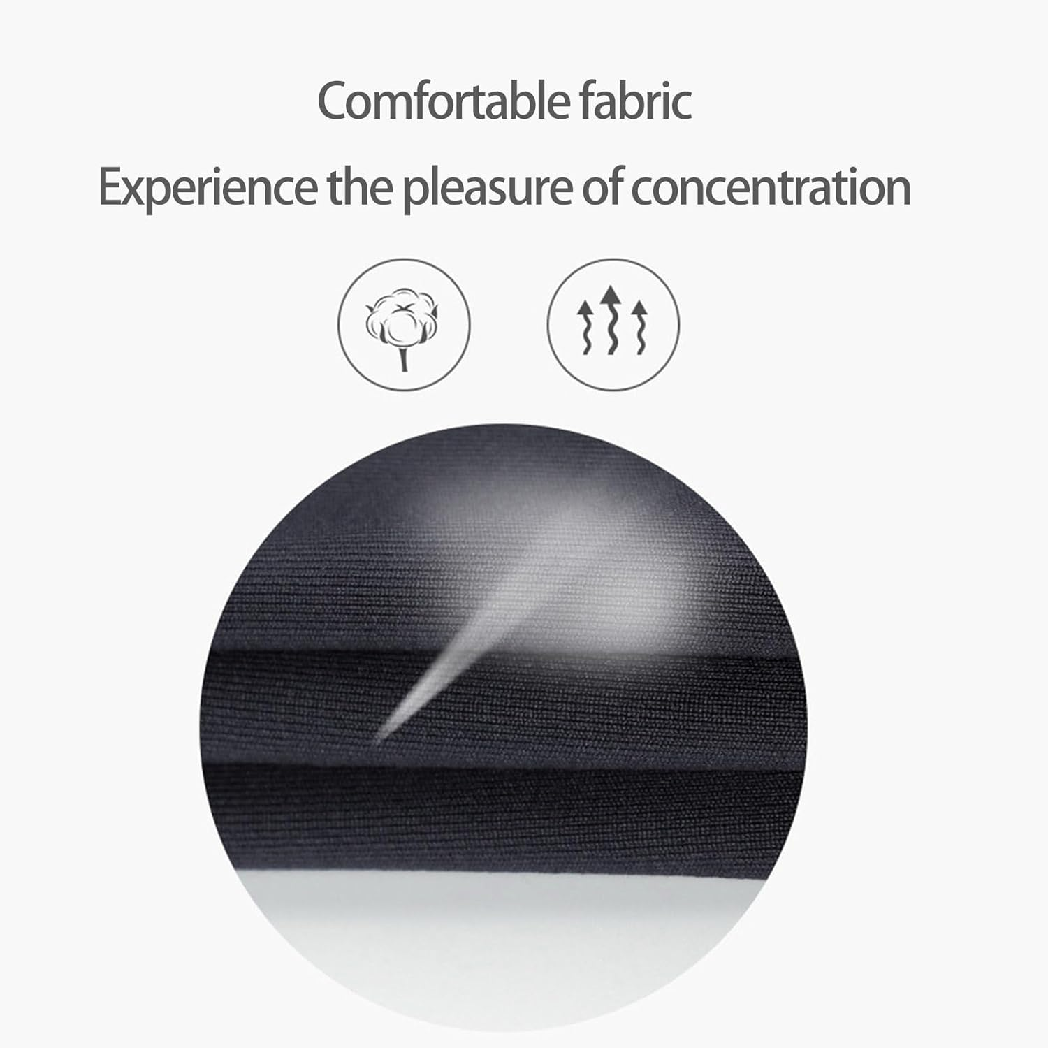 Wide Headband for Women and Men - Black, Stretchy, Non-Slip Workout Sweatband for Yoga, Fitness, Tennis, Runners - Soft Breathable Stylish Accessories for Girls