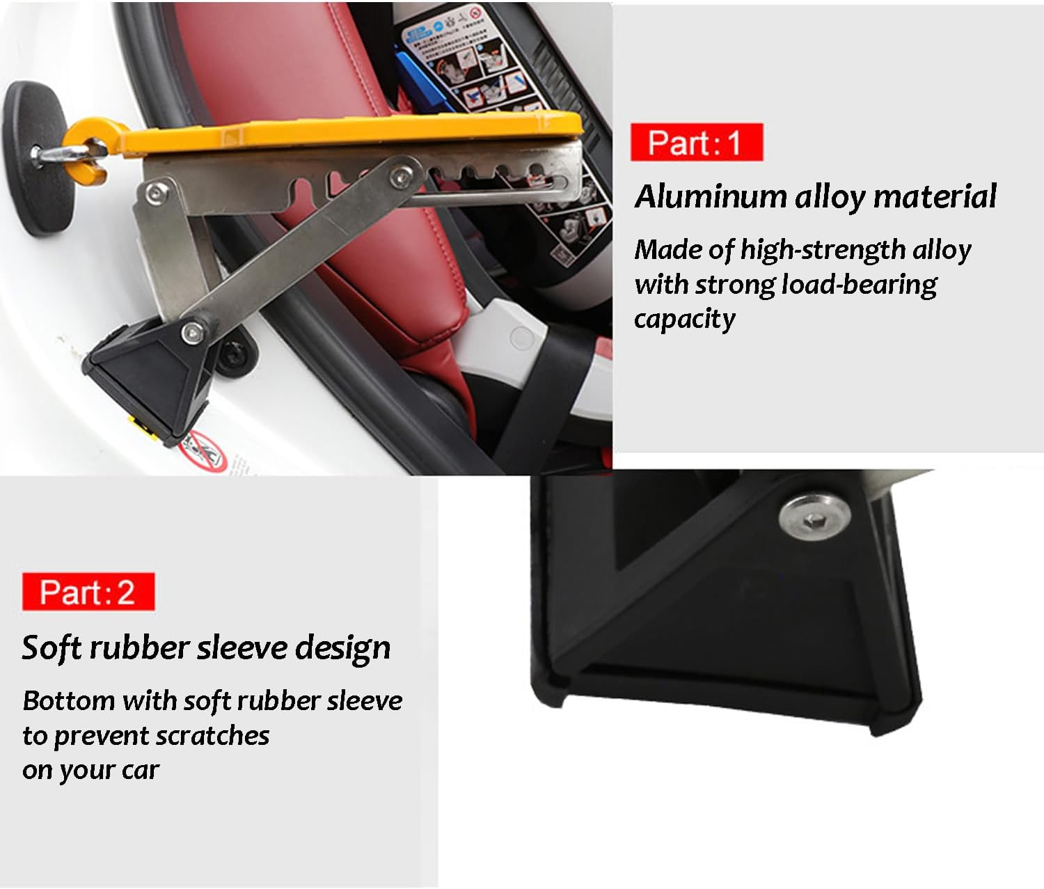 Car Door Step Feet Stand Roof Rack Door Latch Step Universal Adjustable