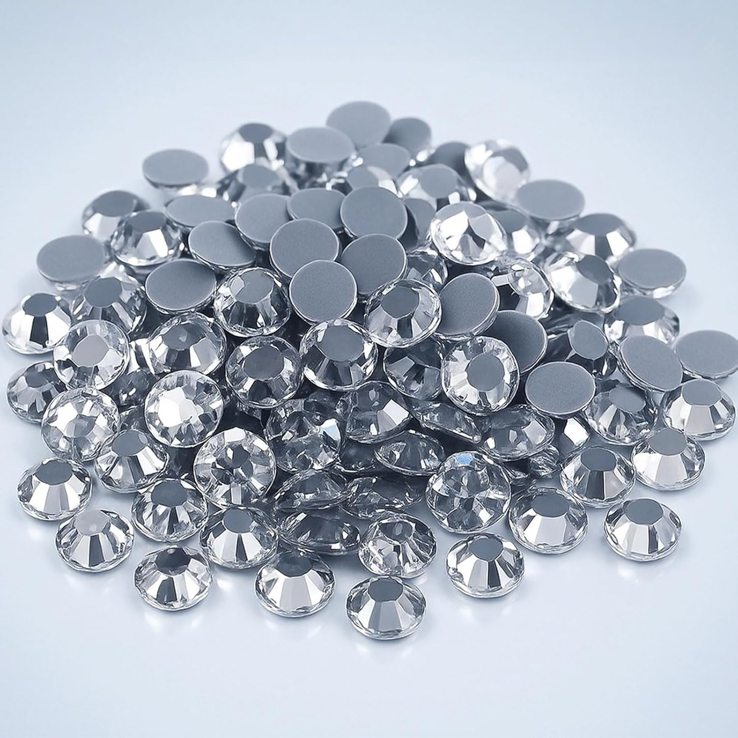 1440 Pieces Hotfix Rhinestones Ss20/5Mm Clear Flatback Crystal Rhinestones for Craft Decorations, Clothing, Shoes, Compatible with Household Iron - Unron image number 4