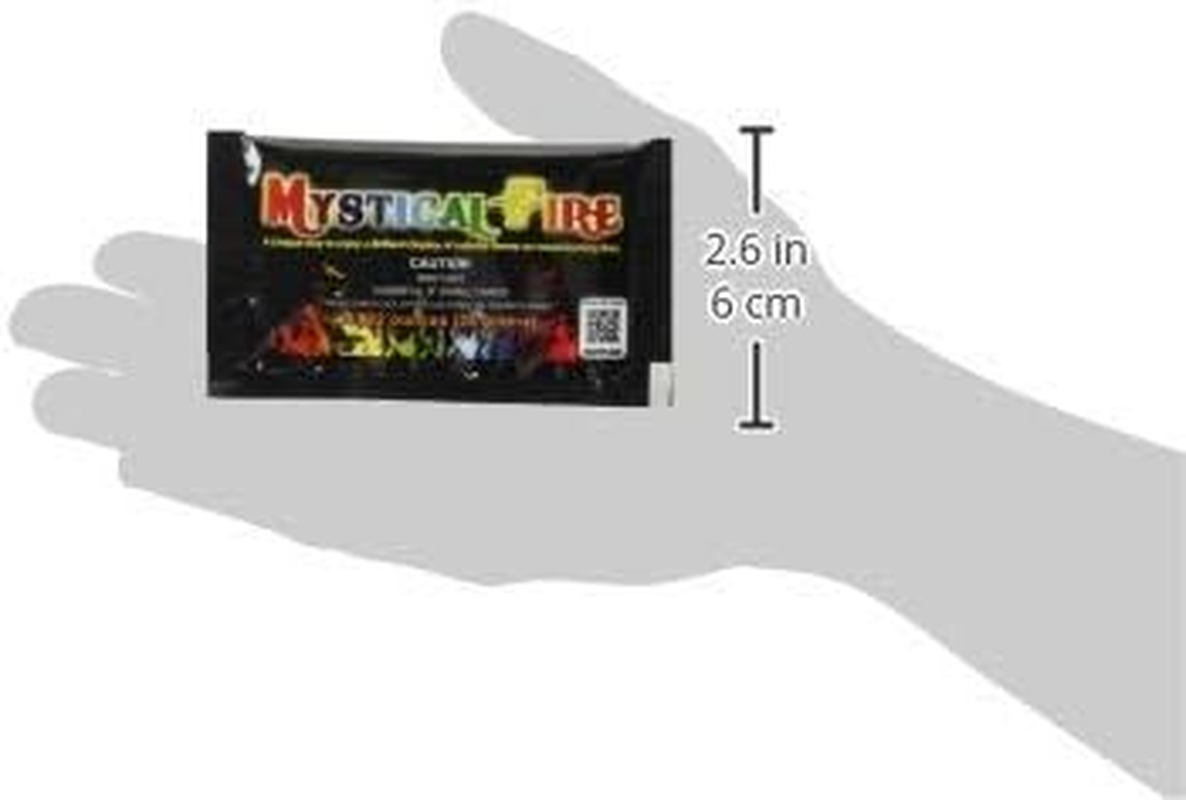 Mystical Fire Color Changing Packets Fire Pits Campfire Enchanted Multi-Color Magical Fun for Indoor Fireplace or Outdoor Use 0.882 Ounces 12 Pack image number 5
