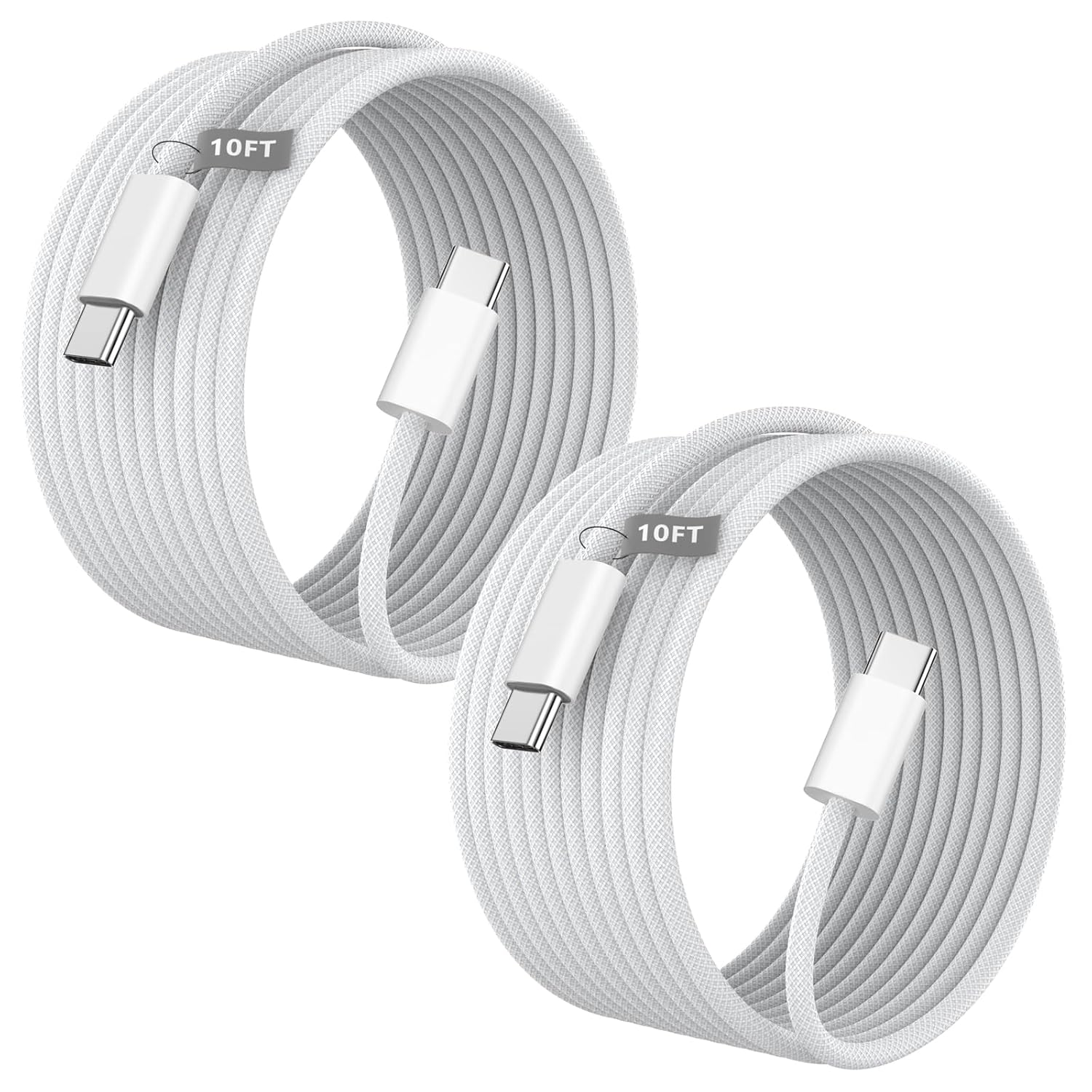 [Apple Mfi Certified] Iphone 17 16 15 Charger Cord 10FT, 2 Pack 60W USB C to USB C Charging Cable Cord Long for Iphone 17/Air/17 16 15 Pro Max/16/15, Ipad Pro/Air/Mini, Galaxy image number 2