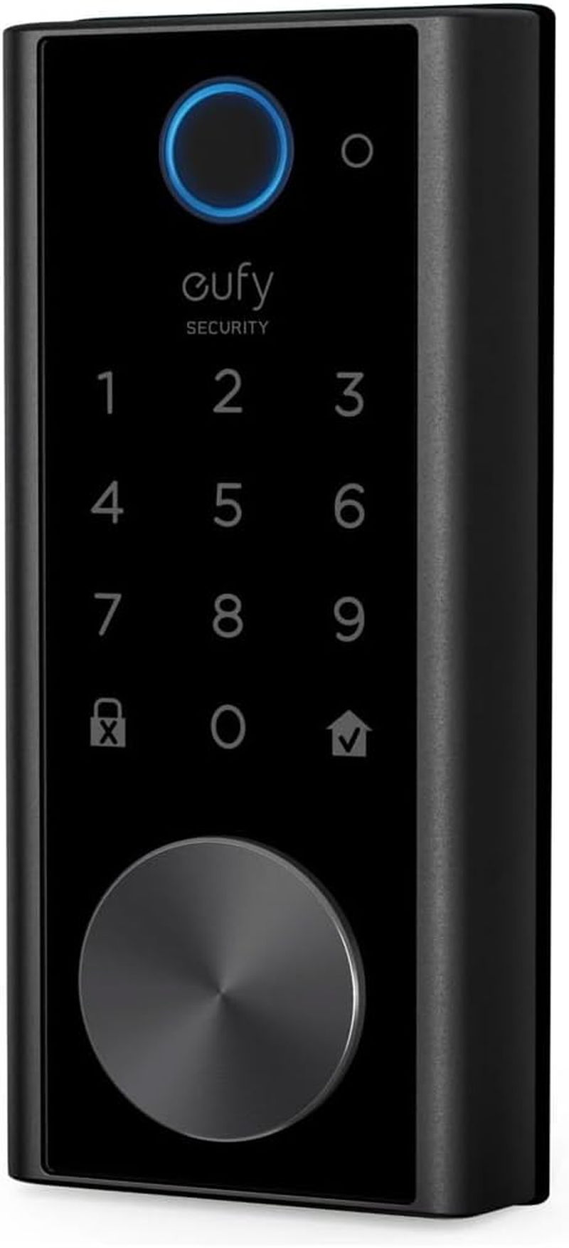 Eufy Security E130 Smart Lock Touch, Fingerprint Keyless Entry Door Lock, Bluetooth Electronic Deadbolt, Touchscreen Keypad, IP65 Weatherproofing, Compatible with Wi-Fi Bridge