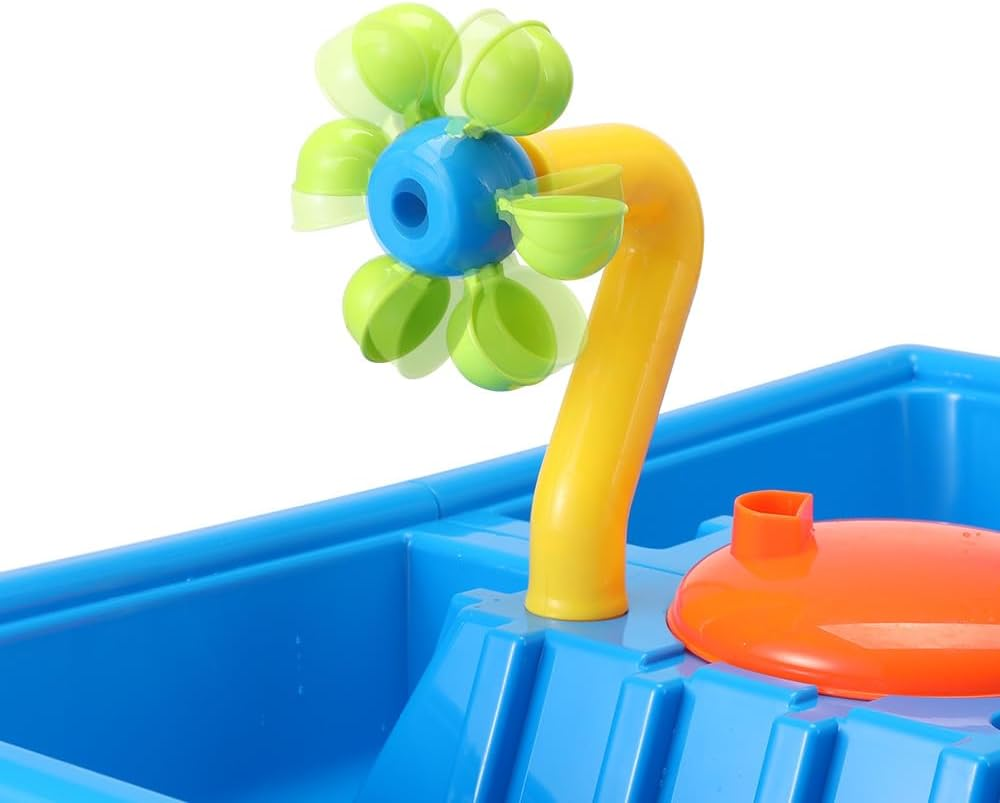 Keezi Kids Sand and Water Table Windmill Shovel Outdoor Sandpit Toys Beach Play image number 1