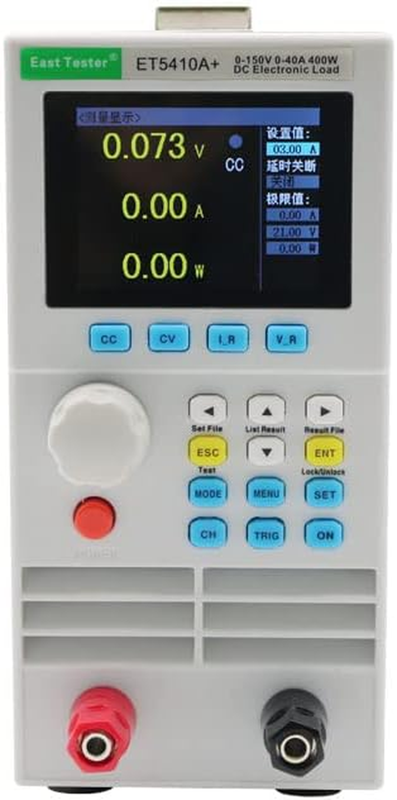 East Tester Dc Load Tester 400W.0-150V,0-40A, Battery Tester,Battery Discharge,2.8-Inch TFT LCD Screen,Et5410A+.Grey,Supply Software image number 6