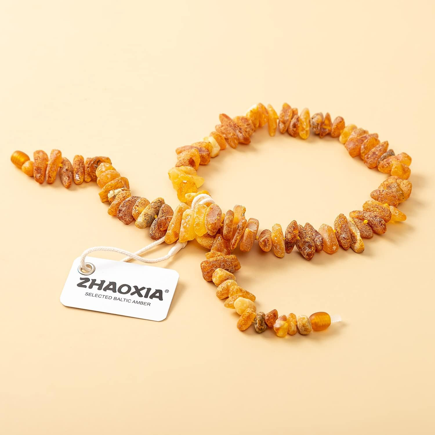 Amber Collar for Dogs and Cats - 100% Natural Baltic Amber Beads - 29Cm image number 1