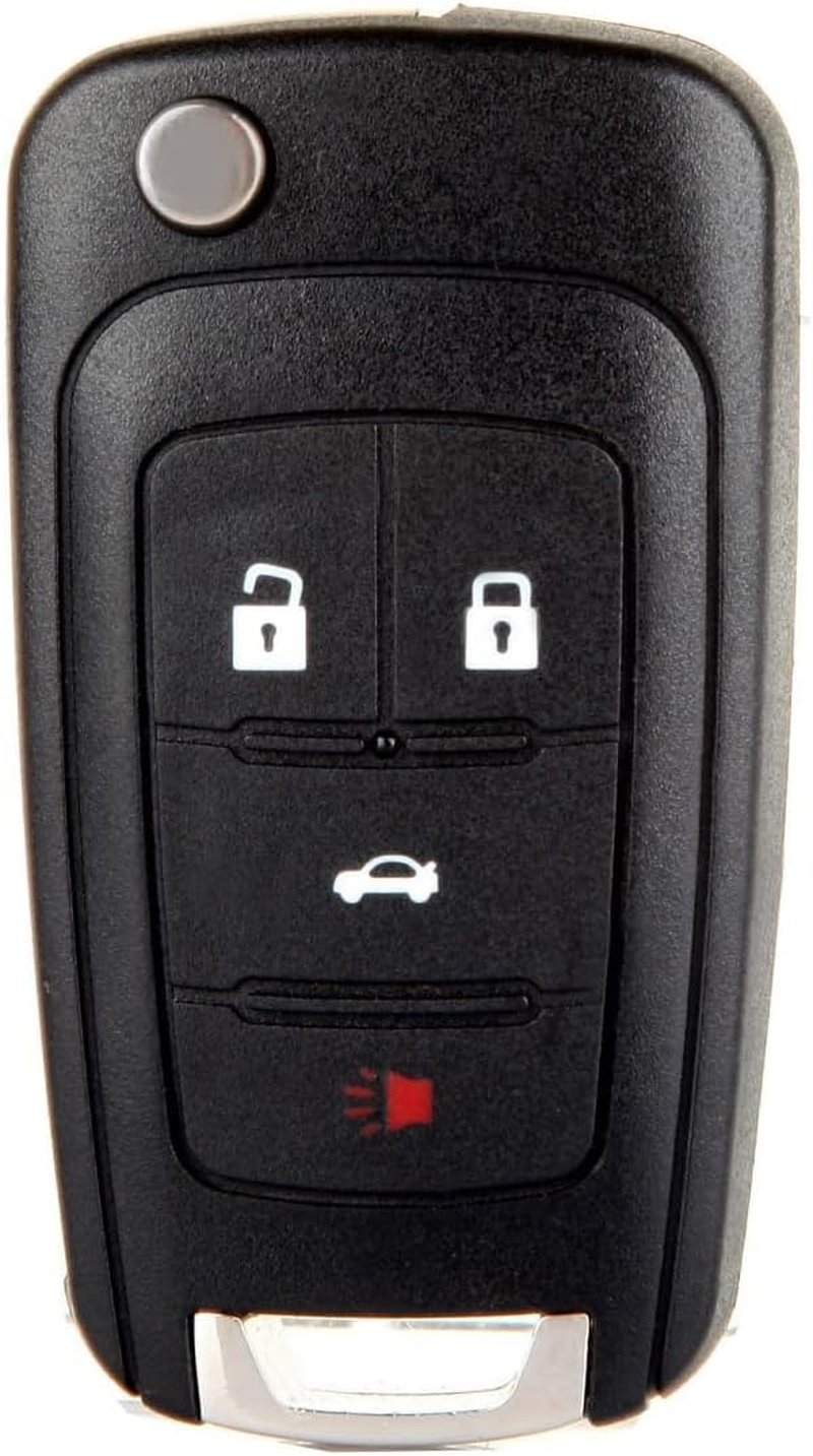 Flip Car Key Shell for Holden Commodore VF 2013-2016 Case Blank Enclosure Fob Direct Replacement 4B 4 Button Unlock Lock Trunk Alarm Uncut image number 4