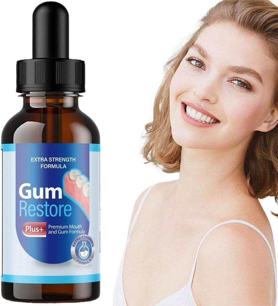 5Pcs Gum Restore Drop for Adults - Gum Repair Regrowth for Receding Gums Treatment & Stain Removal Natural, Bad Breath Treatment & Fresh Breath & 30Ml Portable Oral Care Solution image number 5